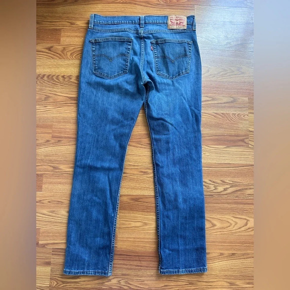 Levi Strauss 511 Men’s Slim Fit Flex Stretch Med Wash Denim Jeans Size 36X32 - Picture 2 of 8